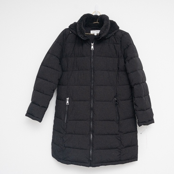 Calvin Klein. Faux Sherpa Puffer Jacket. - Picture 2 of 12